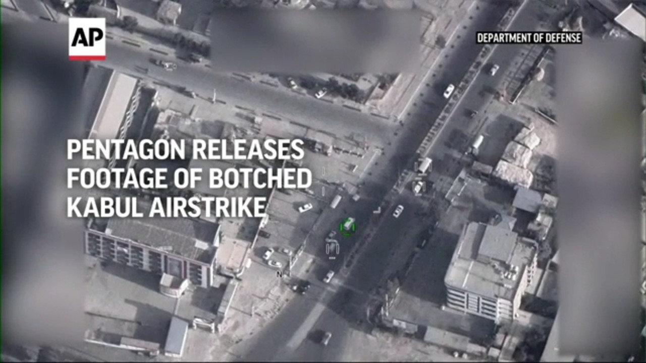 Here's the DoD Video of the Botched Kabul Air Strike