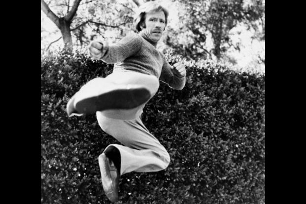 Actor Chuck Norris is shown in this file photo dated 1977. (AP Photo/files)