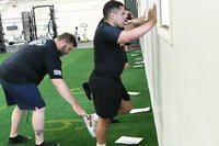 Participants run through a series of drills and exercises at the Nash Training and Testing Facility at Fort Drum, N.Y., as part of a program to help soldiers run faster, more efficiently and with less risk of injury.