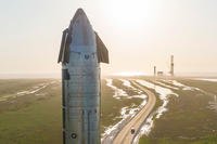 SpaceX Starship 24 rolls out to the launch pad in Boca Chica, Texas