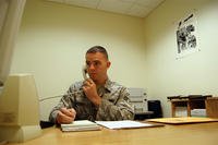 Airman processing security clearance